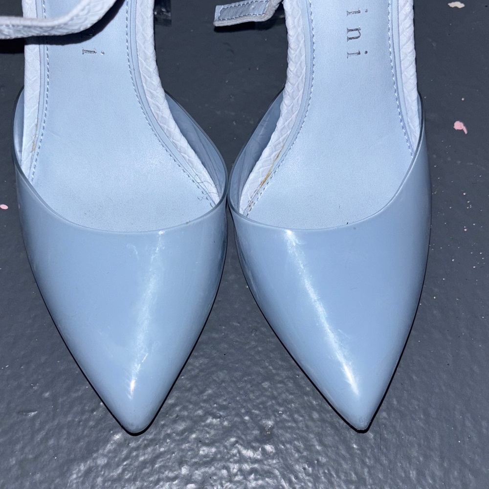 Gianni Bini Women's Light Blue Strappy Heels - Picture 4 of 4